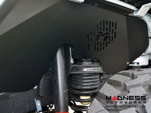 Jeep Wrangler JL Vented Replacement Inner Fender Well - Aluminum - Black Powdercoat Jeep Wrangler JL Vented Replacement Inner Fender Well - Aluminum - Black Powdercoat